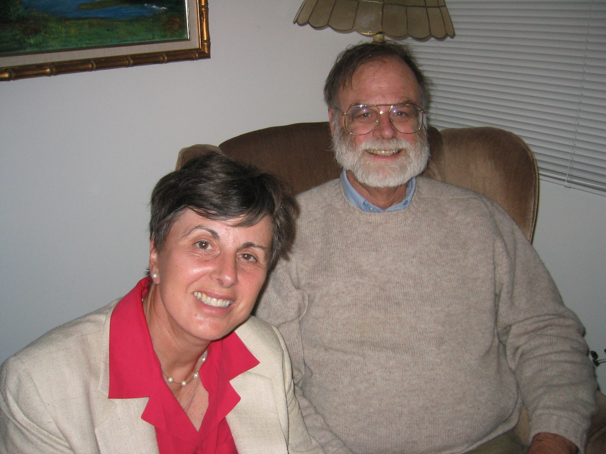 Jim Gray with his sister Gail